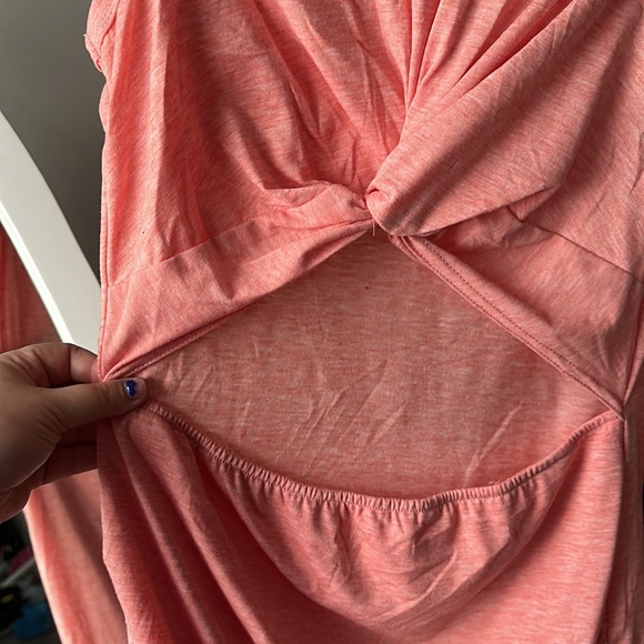 Peach summer dress - Picture 2 of 2